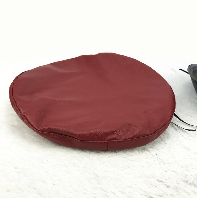 Netto Rode Pujapanese Veelzijdige Lederen Beretwomen 'S Koreaanse Herfst En Winter Zwarte Retro Britse Platte Top Kunstenaar Hoed Tre: Rood