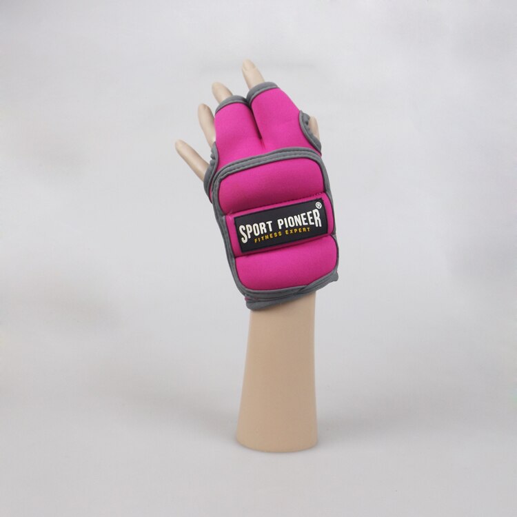 1lb rosa gewicht Handschuhe Fitness Karosserie Gebäude Ausbildung Handschuhe für frau