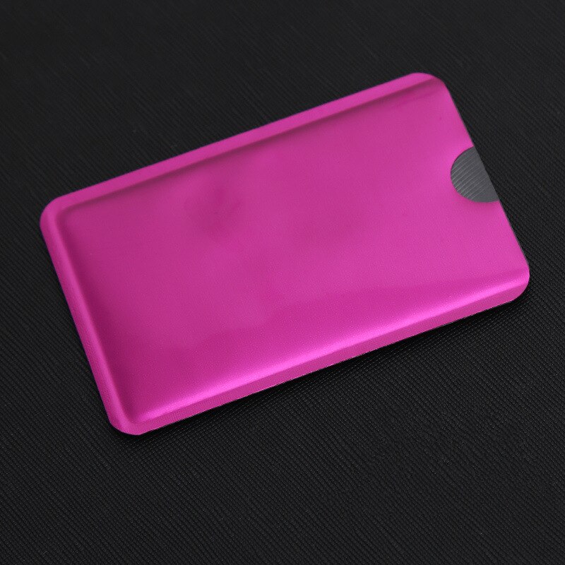 10 Pcs Aluminium Rfid Kaarthouder Blokkeren Bank Anti Dief Wallet Bescherm Case Creditcards Case Veiligheid Reader Smart Shield: H