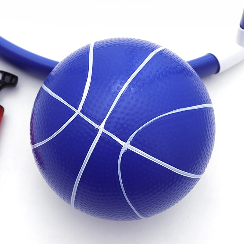 Pool Basketball Hoop Set By Orange/Blue - Inflatable Hoop with Ball - Perfect for Competitive Water Play and Trick Shots