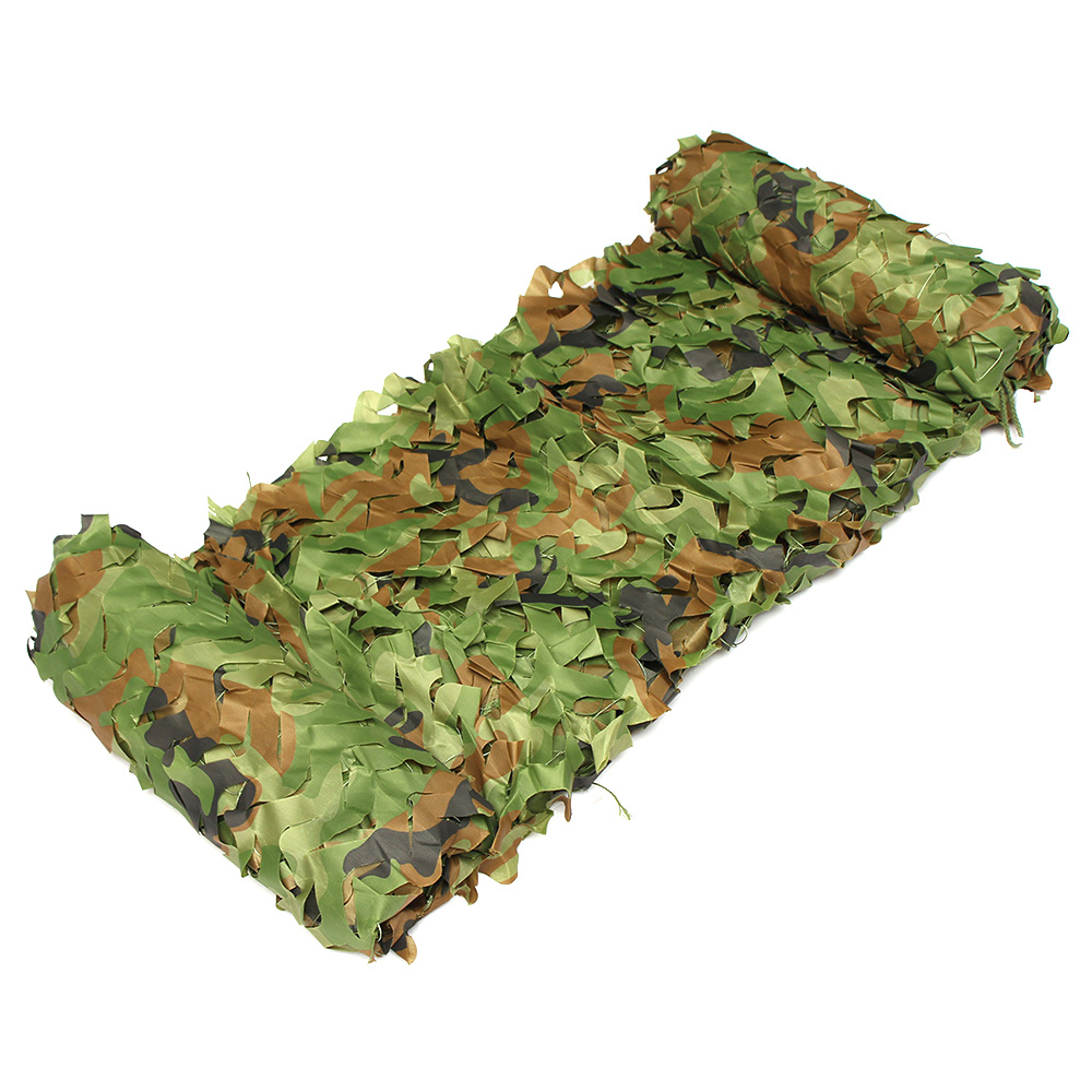 Camo Camouflage Net Waterproof Camping Woodlands Blinds Lightweight Camouflage Camo Netting Mesh For Outdoor Activities: Default Title