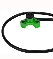 Bew Billet CNC Universal Engine Stop Start Kill Switch Button Dirt Bike ATV: Green