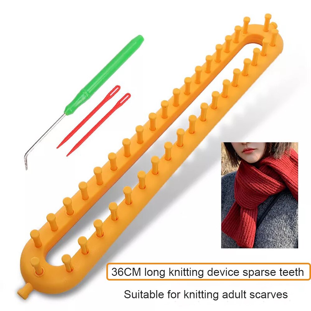 Knitting Machine Sewing Material Accessories Loom Needlework Kit Tools Circular To knit Weaving Handmade Scarf Sock Suture DIY: Long sparse 36CM