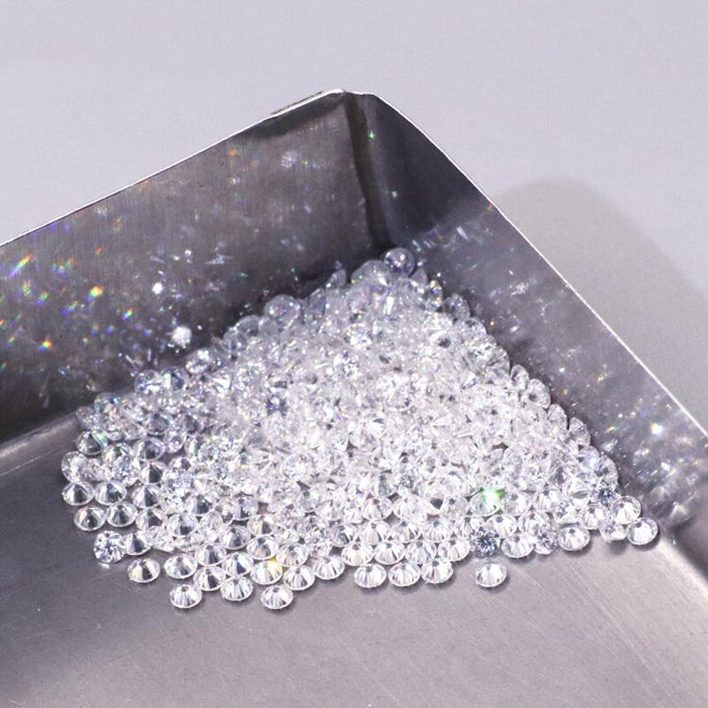 Tianyu Gems 30pcs/Pack 1.5mm EF Moissanite Diamonds Loose Stones Samll Size Round Brilliant White Price for Jewelry