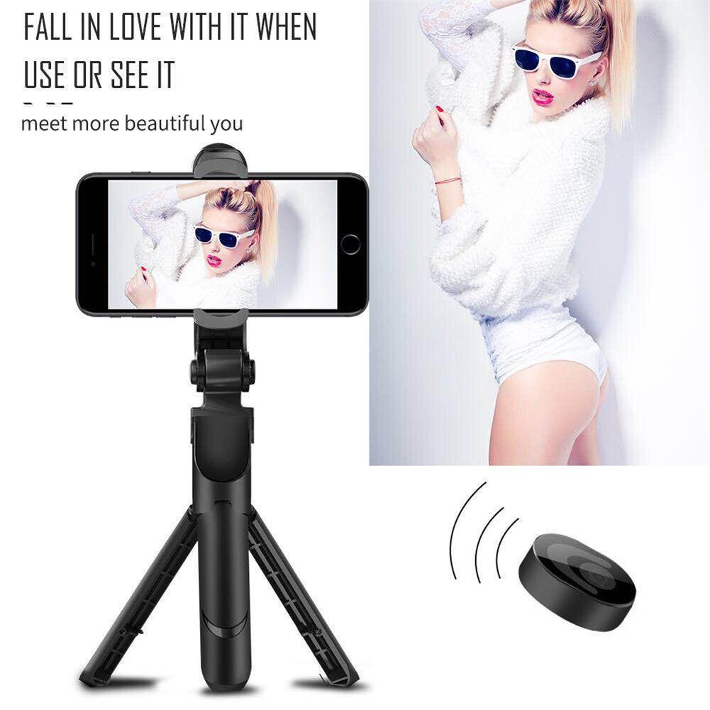 Palo de Selfie para teléfono inteligente, Control de altura ajustable, compatible con Bluetooth, con trípode para Android 10,0 e ios