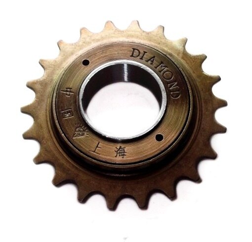 Rueda libre única de 22 dientes, piñón de 1-velocidad de 22 dientes. Rueda libre de bicicleta, rueda libre de bicicleta