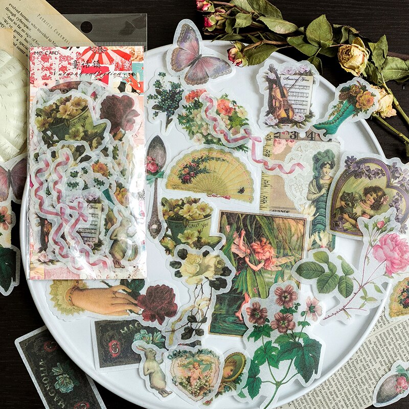 12 set/1 lot Stationery Stickers Paper Natural leaves Diary Planner Decorative Mobile Stickers Scrapbooking DIY Craft Stickers: TongHuaZhen