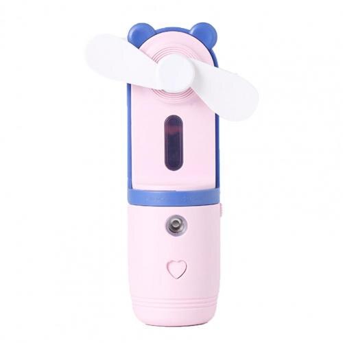 Handheld Fan Wide Application Water Spray Portable Home Handheld Fan for Handheld Fan: Pink