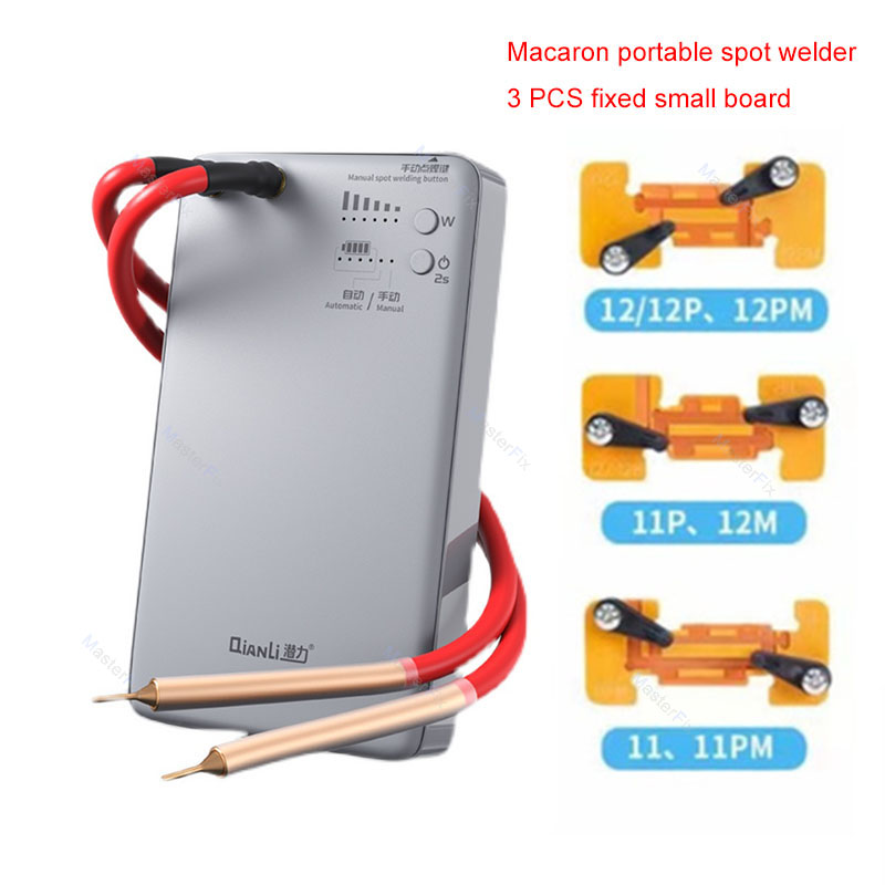 Qianli Macaron Draagbare Puntlassen Machine Voor Iphone 11/12 Serie Batterij Flex Solderen Repair Tool Automatische/Handmatige