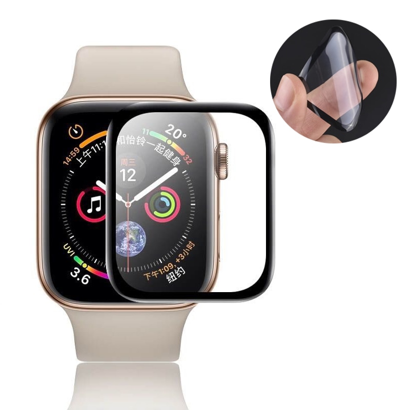 Wasserdicht bildschirm protector für apple watch 5 4 3 38mm 40MM 44MM 42MM (NICHT gehärtetem Weichen Glas) film für Iwatch 4/5/6/SE