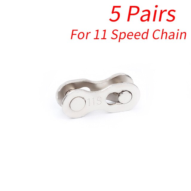 5 pairs 6/7/8/9/10/11 Speed Bike Chain Connector Lock Set MTB Road Bicycle Connector for Quick Master Link Joint Chain Pin: 11 speed chain