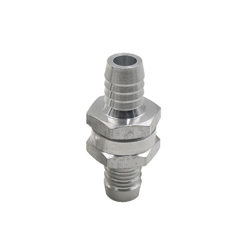 Válvula de retención unidireccional para combustible diésel, gasolina, aleación de aluminio para automóvil, 1 unidad de 12mm, válvula de retención de aleación de aluminio