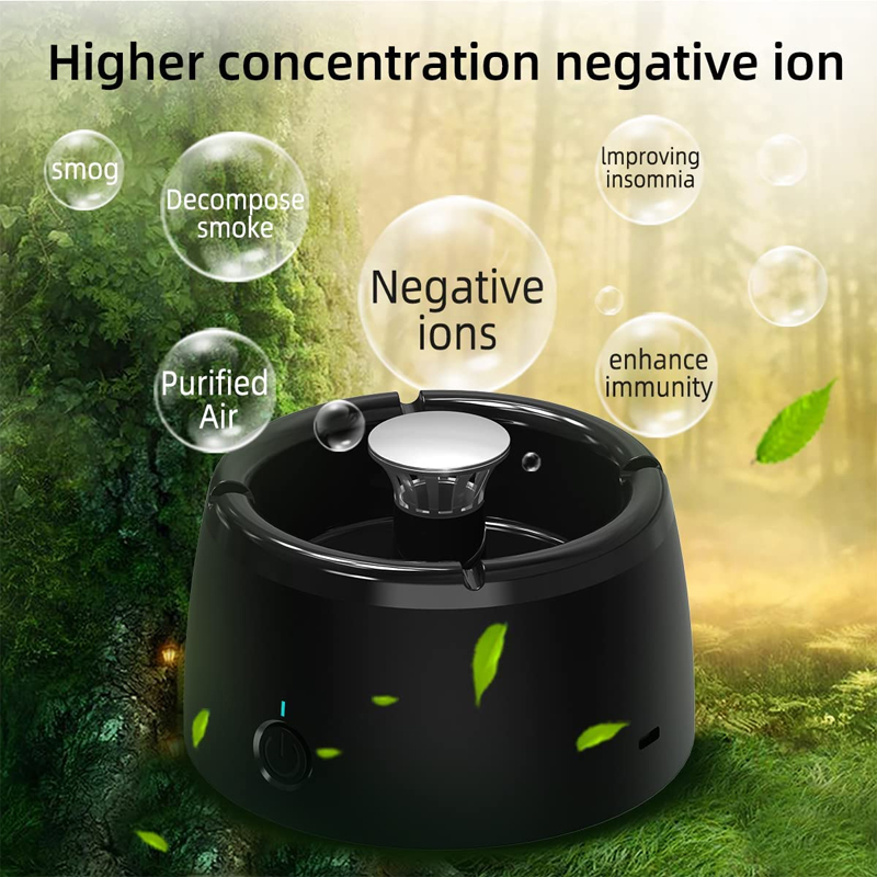 Aschenbecher mit Luft reinigung USB-Aufladung Rauch automatische Entfernung Aschenbecher Rauch abscheider Luft reiniger Aschenbecher für zu Hause