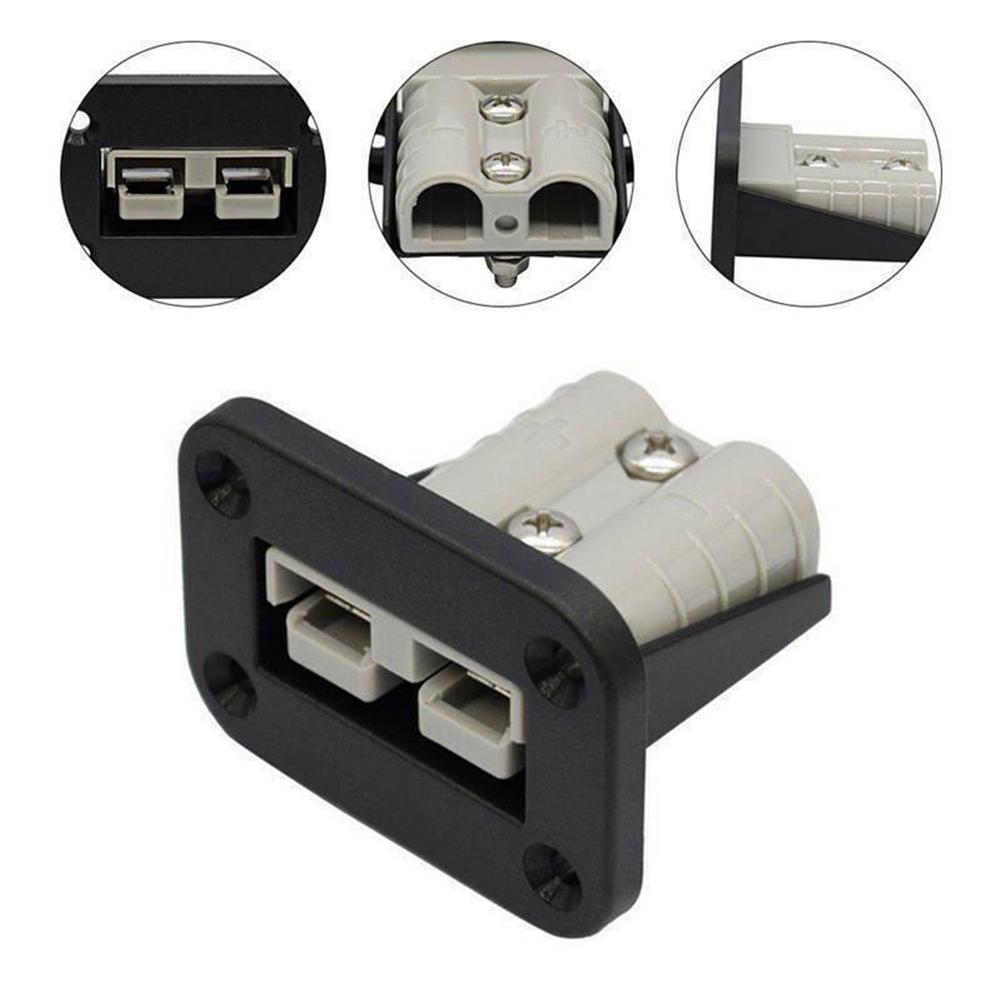2 Teile/paket 50A Unterputz Halterung Für Anderson Stecker Ladung Tafeln Anschlüsse Für Schiff Yacht RV Passagier Auto Tafel Buchse