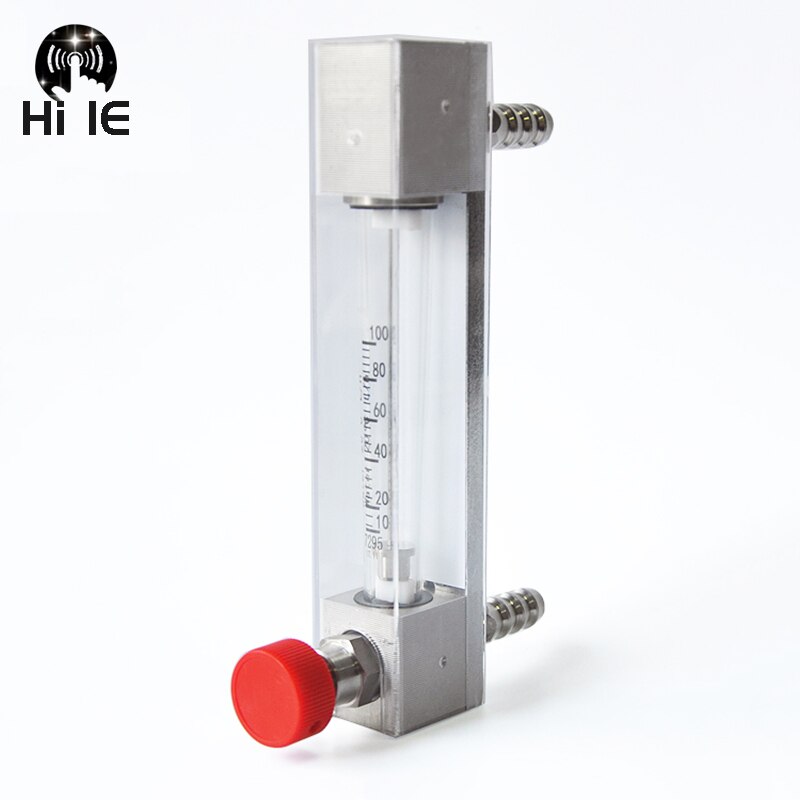 1pc Double Ring Calibration Plexiglass Liquid Flow Meter Float Flowmeter
