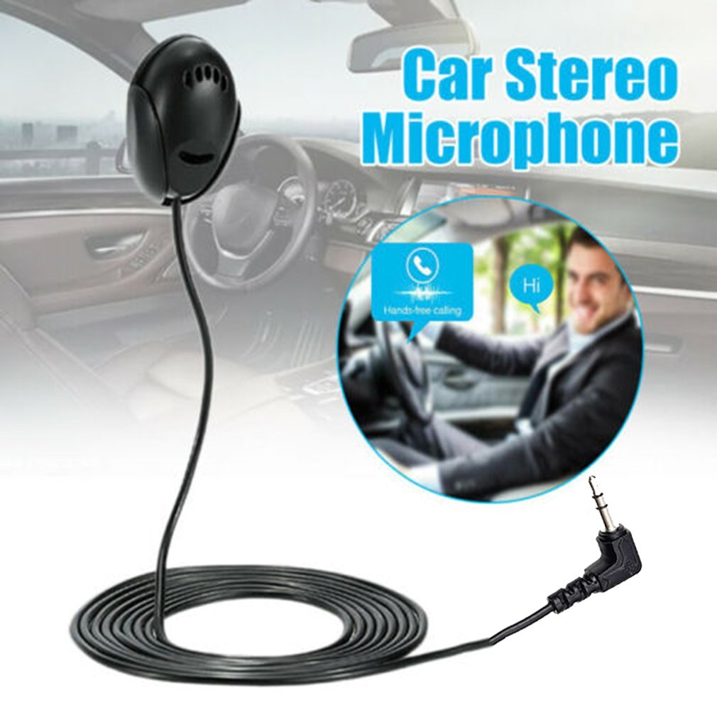 Di Navigazione Per auto GPS Microfono Altoparlante Per Auto Microfono Esterno Pasta Microfono 3.5 millimetri Car Stereo Microfono