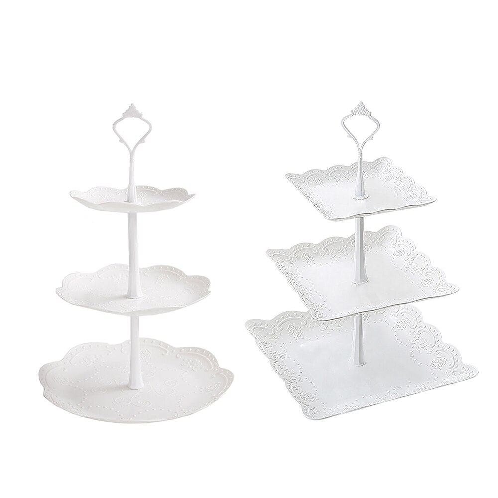 Cake Stand 3 Tiers Sweets Candy Cupcake Tray Wedding Party Cake Display Stand