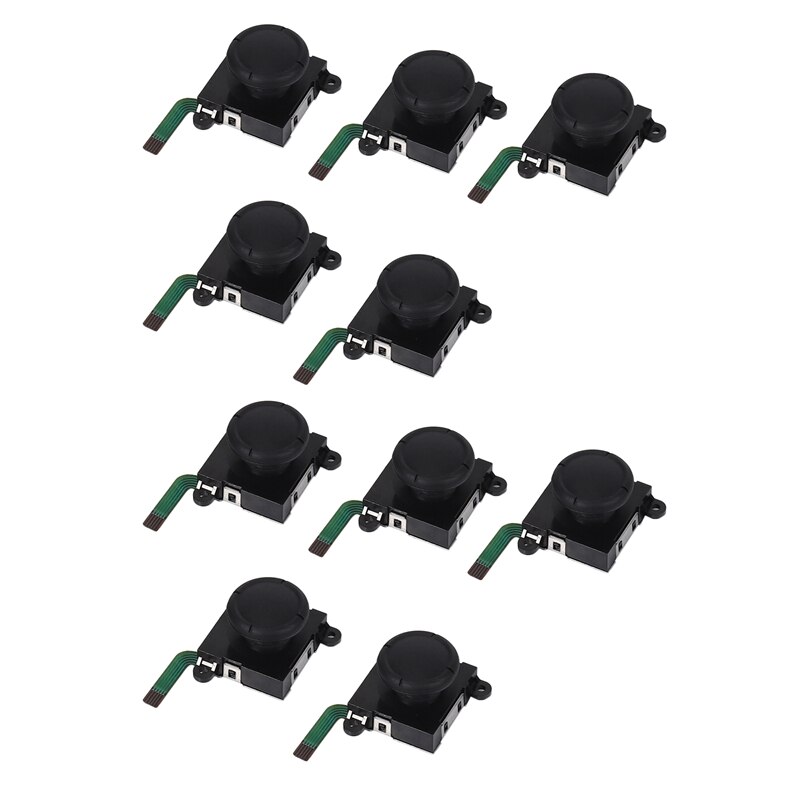 10Pcs Vervanging 3D Analoge Rocker Joy Stick Voor Nintendo Switch Controller Ns Gamepad Joycon Game Pad: Default Title