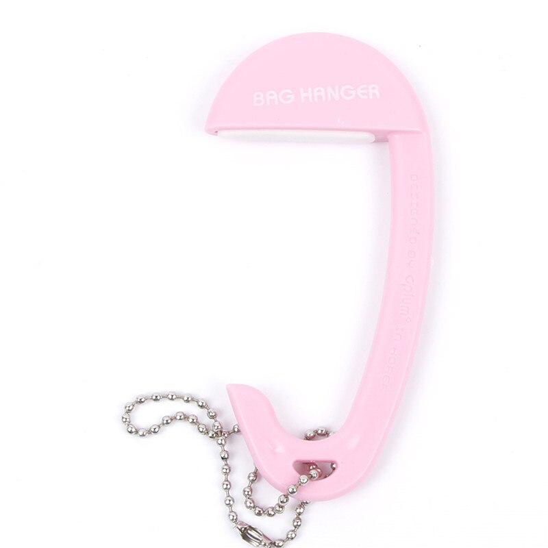 1pc tafel bureau stoel hanghaak tas handtas tote portemonnee hanger oortelefoon houder opbergclips haken houder blauw/roze/koffie: 1