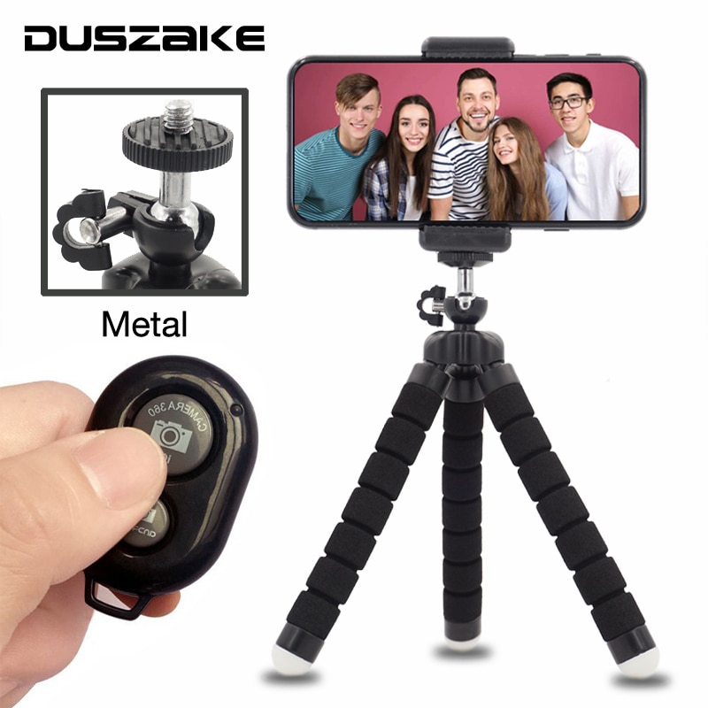 DUSZAKE Gorillapod Mini Statief voor Telefoon Metalen Bal Mini Telefoon Statief voor iPhone Telefoon Stand Selfie Stick Voor Gopro Camera