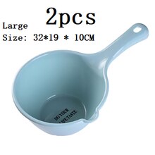 2 Stuks Dikke Water Scoop Keuken Lange Handvat Water Lepel Baden Water Scoop Kinderen Baby Bad Scoop Scoop Water Scoop.