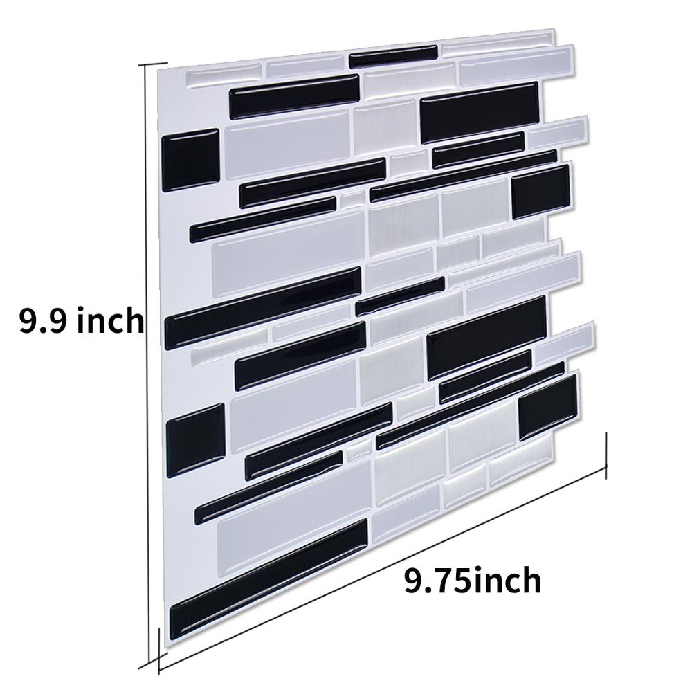 Dosseret de tuile de pelage et de bâton de 10 feuilles/paquet pour la de marbre de tuile de dosseret de Vinly décorative de cuisine 250X250mm: HY-L4003