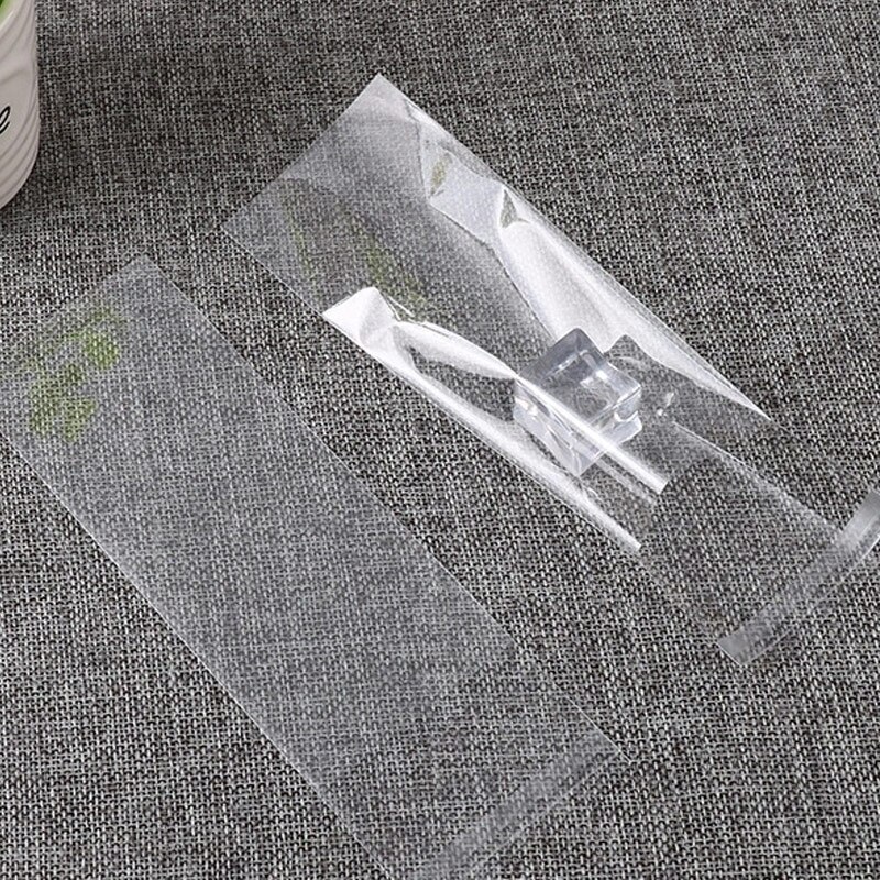 100Pcs Clear Plastic Self Adhesive Bag Small Mini Resealable Packaging Self Sealing Fresh-keeping Dustproof Cookie Part Can