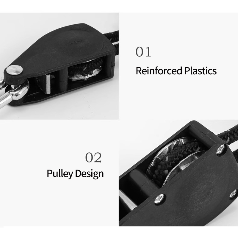 4 st justerbara 4m nylon tältrep justerbart snöre upphängande för tältfläkt utomhusmarkis vindrep fastspänning campingtillbehör