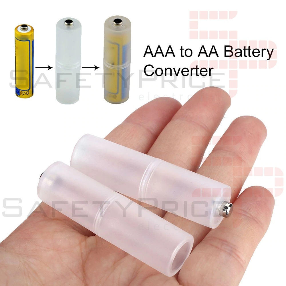 2x Batterij Adapter AAA-AA Converter Aaa Naar Aa Converter P036