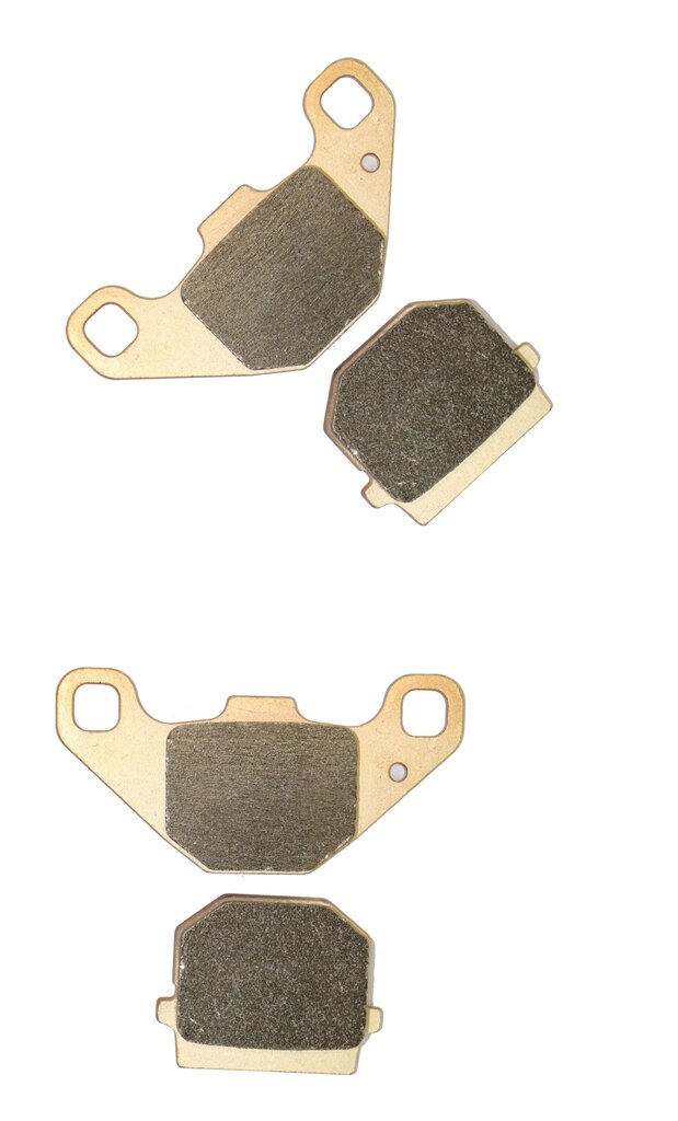 AHL Plaquettes De Frein Arrière Semi-Métal - Compatible MASAI A 300 / A 450 Quad + KYMCO / SYM / Arctic Cat 2005-2013