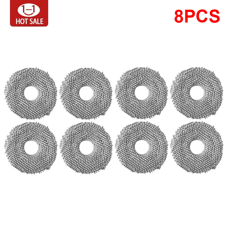 Para xiaomi robô vácuo s20 +/s10 plus/s10 +/b108gl/b105/b108cn b113cn peças acessórios filtro principal escova lateral mop: Rosa