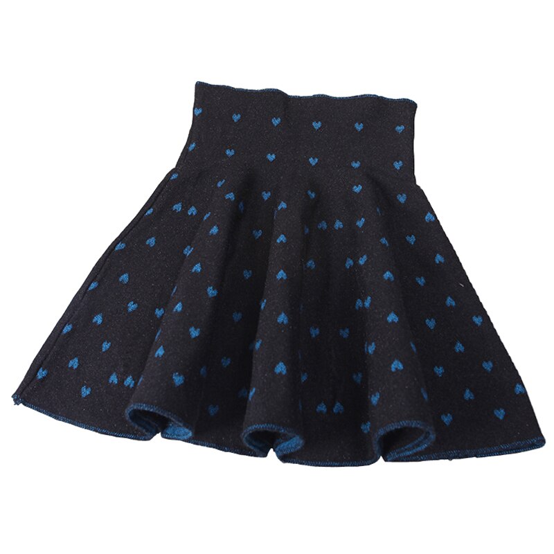 Fall Winter Luxe Gekleurde Gesponnen Garen Materiaal Plooirok Meisjes Prinses Rokken Tutu Meisje Breien Rok