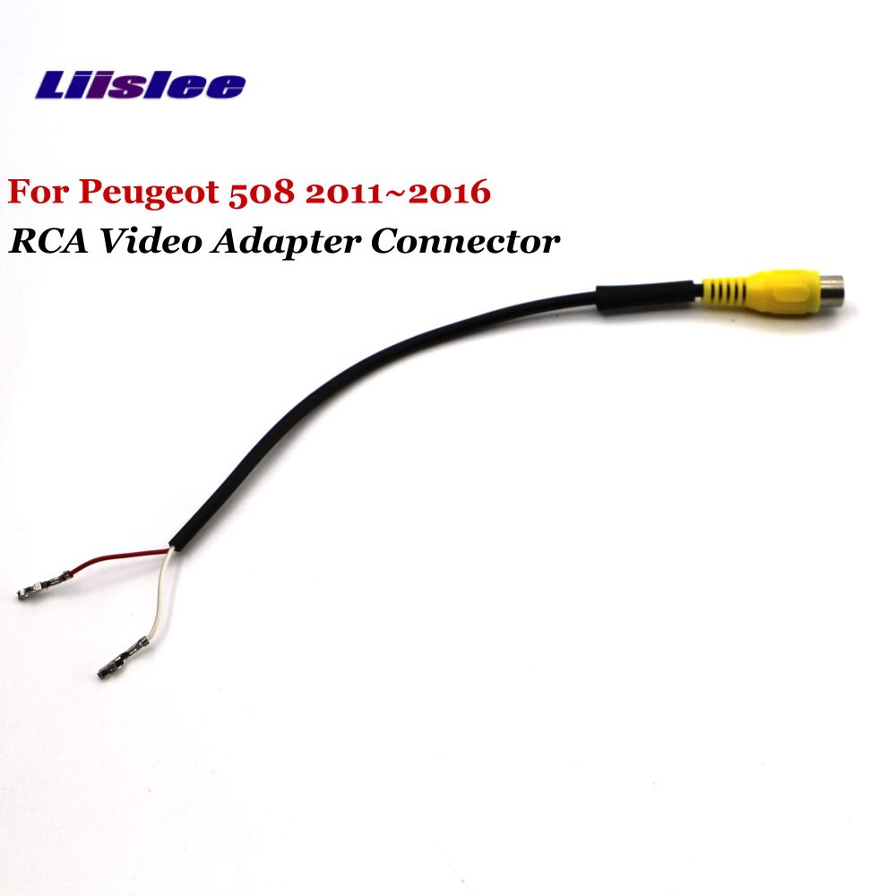 Car Reverse Rear View Camera For Peugeot 508 Compatible Original Screen Vehicle Back Up CAM Sets RCA Adapter