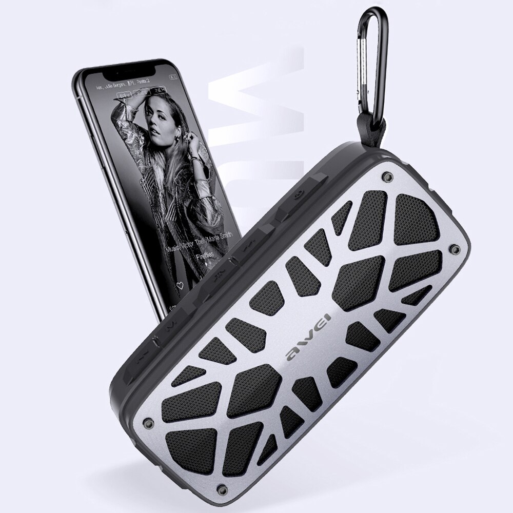 Altavoz Bluetooth estéreo de 2 canales Wei Y330 bajo profundo TWS barra de sonido inalámbrica 6W altavoz portátil exterior compatible con tarjeta TF USB