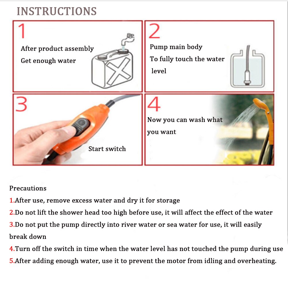 Tragbare Camping Dusche Heißer Wasser Bausatz draussen Dusche Wasser Tasche 12V Elektrische Für Wandern Reise Auto Waschen, pflanzen Haustier Bewässerung