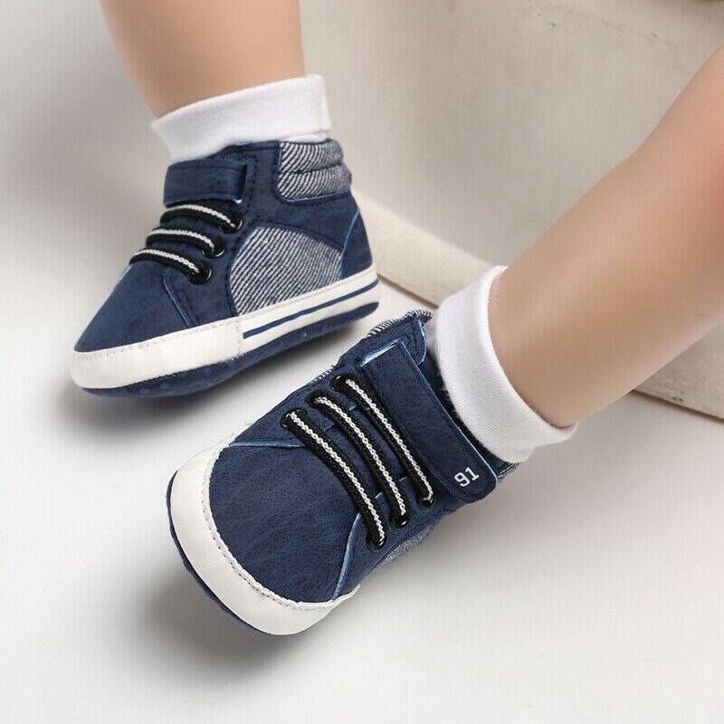 Winter Herfst Baby Jongens Meisjes Casual Lederen Sneakers Sport Crib Soft Eerste Wandelaar Schoenen 0-18 Maanden Babyschoenen