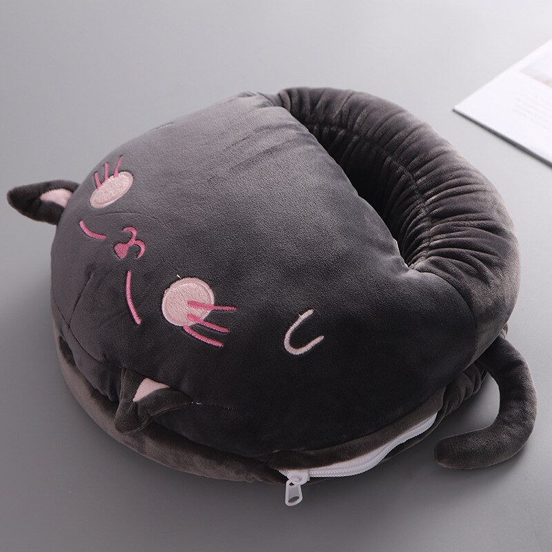 Usb Voet Warmer Koorts Winter Foot Warmer Artefact Thuis Pure Kleur Imitatie Konijnenbont Wasbare Elektrische Verwarming Schoenen: 9