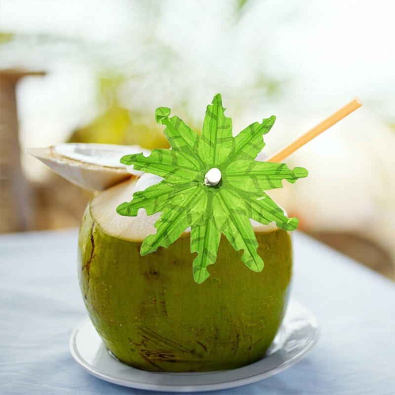 Drink Umbrellas Cocktail Sticks Coconut Palm Shaped Cocktail Umbrellas Sticks