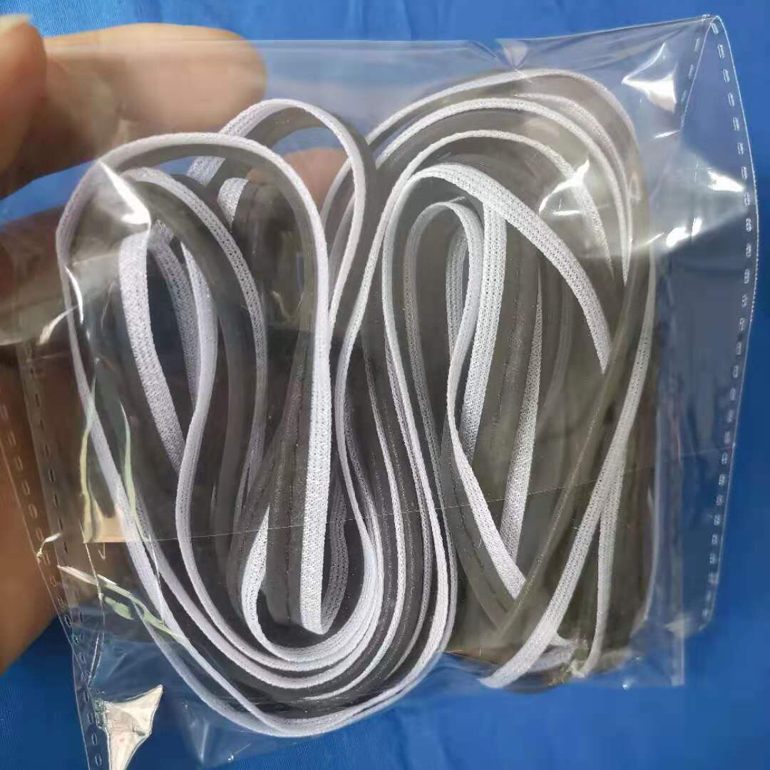 Bright Silver Rainbow Reflective Material Reflective Piping Fabric Strip Edging Braid Trim For Clothing Sew On 5M: Black