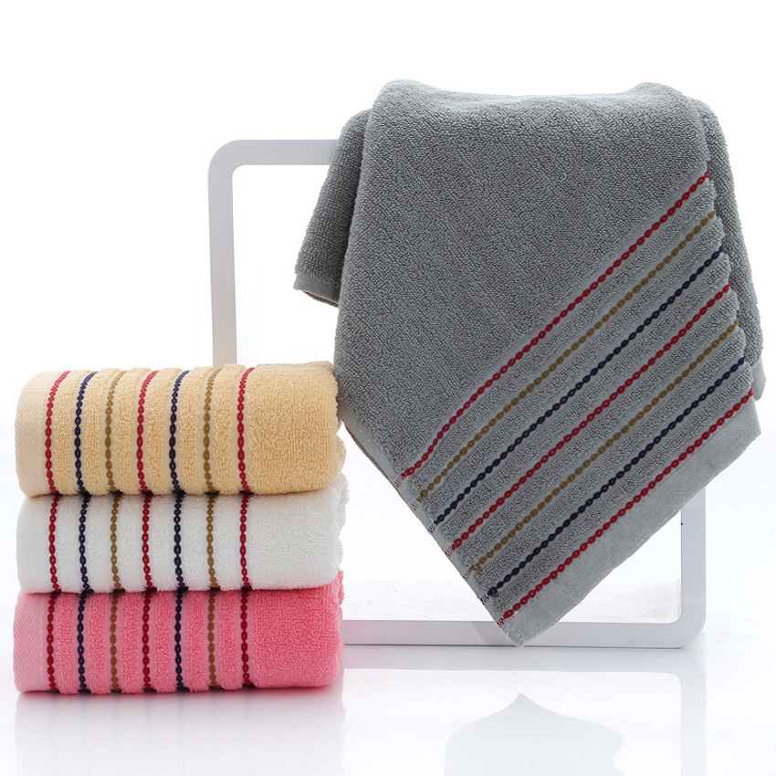 Gestreepte Katoenen Handdoek Set Grote Dikke Badhanddoek Badkamer Gezicht Douche Handdoeken Home Hotel Voor Volwassenen Kids Soft Toalla De ducha