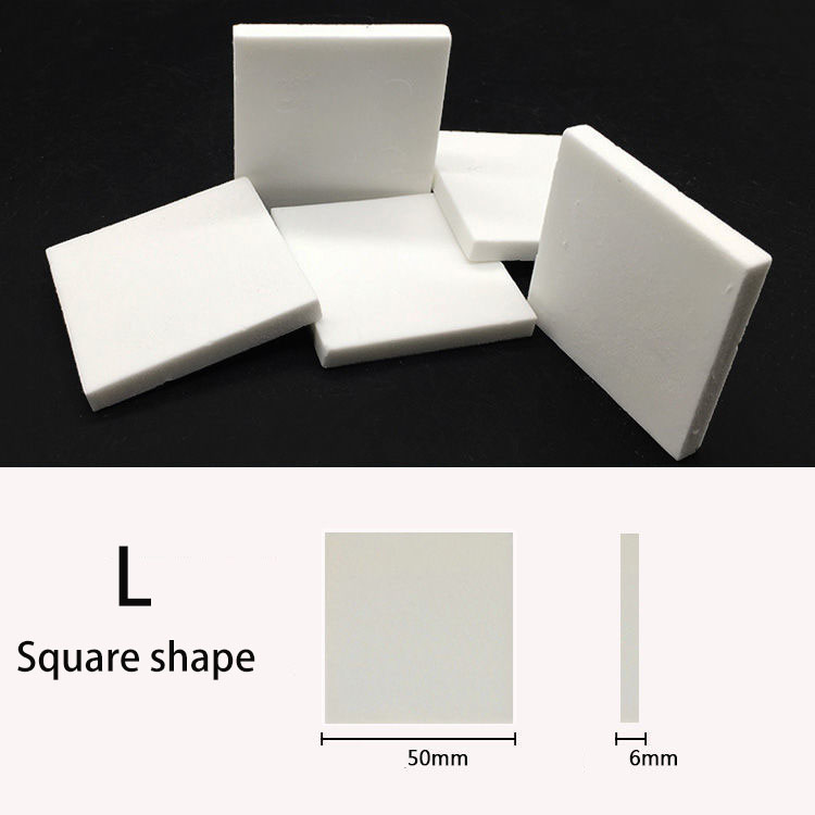 10pcs 40mm/50mm/56mm SPS Ceramic Coral Frag Plug Aquarium Decoration Square Coral Reef Frags Base Fish Tank Accessories: BROWN