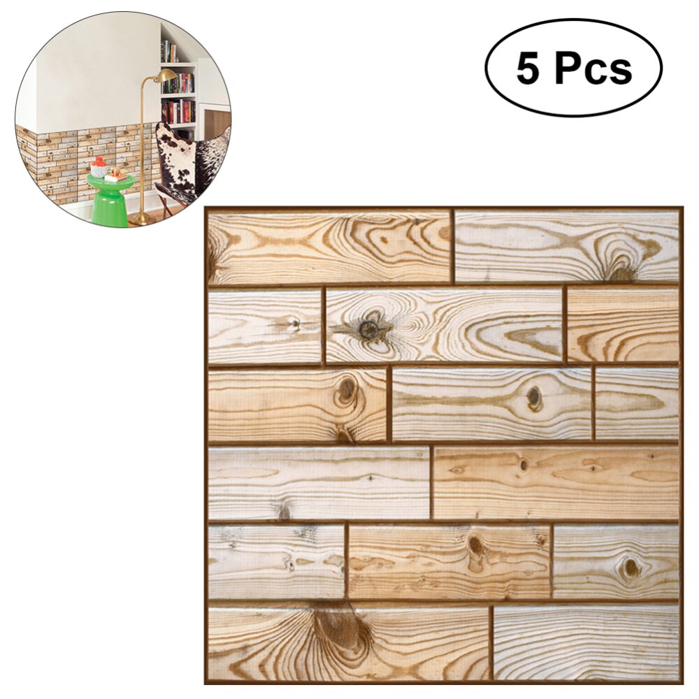 3D Zelfklevende Baksteen Patroon Behang Moderne Muur Achtergrond Tv Decor Behang Voor Slaapkamer Woonkamer 30X30cm (Patroon): As Shown 4