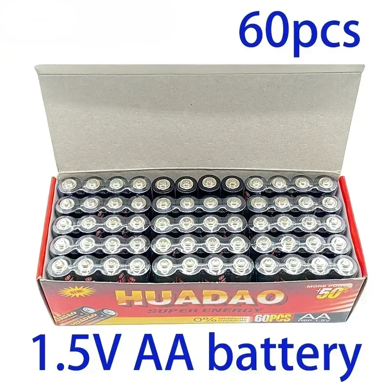 Batería alcalina AA de 1,5 V desechable utilizada para calculadoras, relojes, linternas, radios, ratones, reproductores de MP3, luces LED: Rosa