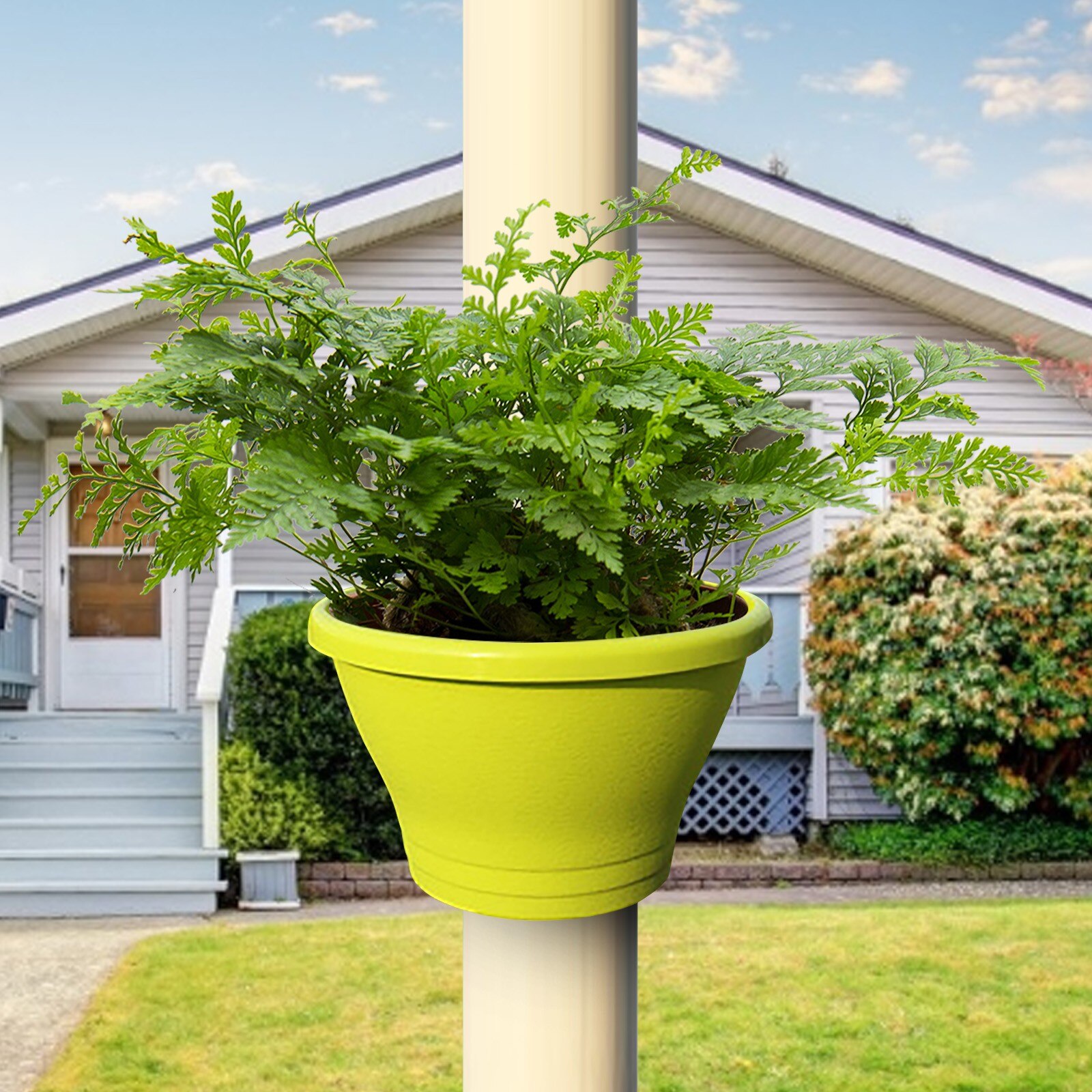 Unique Gutter Downspout Garden Flower Pot Drain Pipe Flower Plant Pots Tubs Drain Pipe Garden Planters Hung On The Balcon #TD: B