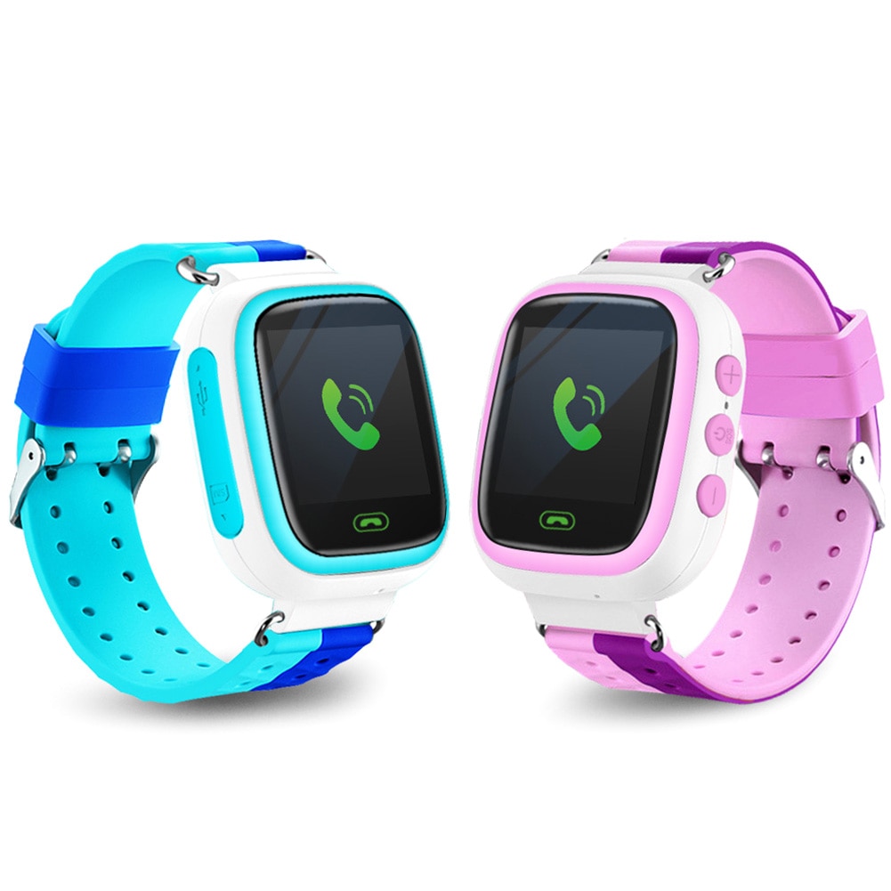 Newest Children'S Phone Watch Two-Way Conversation Smart Watch For Positioning Intelligent Power Saving Watch Pink Blue