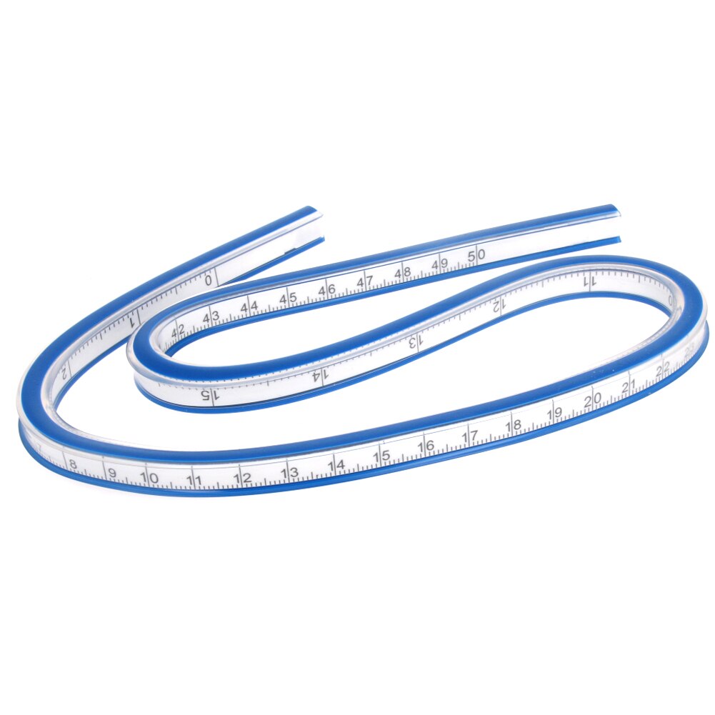 Utoolmart 1PC Measuring tool measuring tape measure soft metal tape Multi-Function measure 30/50/60cm Flexible Curve Ruler