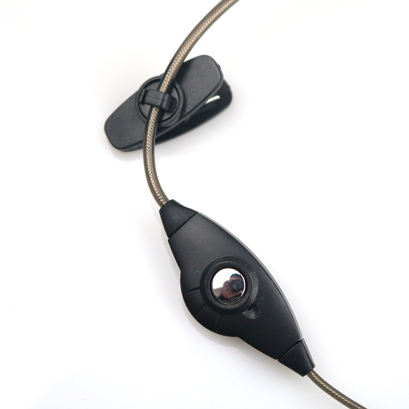 Y head fone de ouvido de microfone ptt de 2.5mm,, de duas vias, rádio, walkie talkie, com fone de ouvido