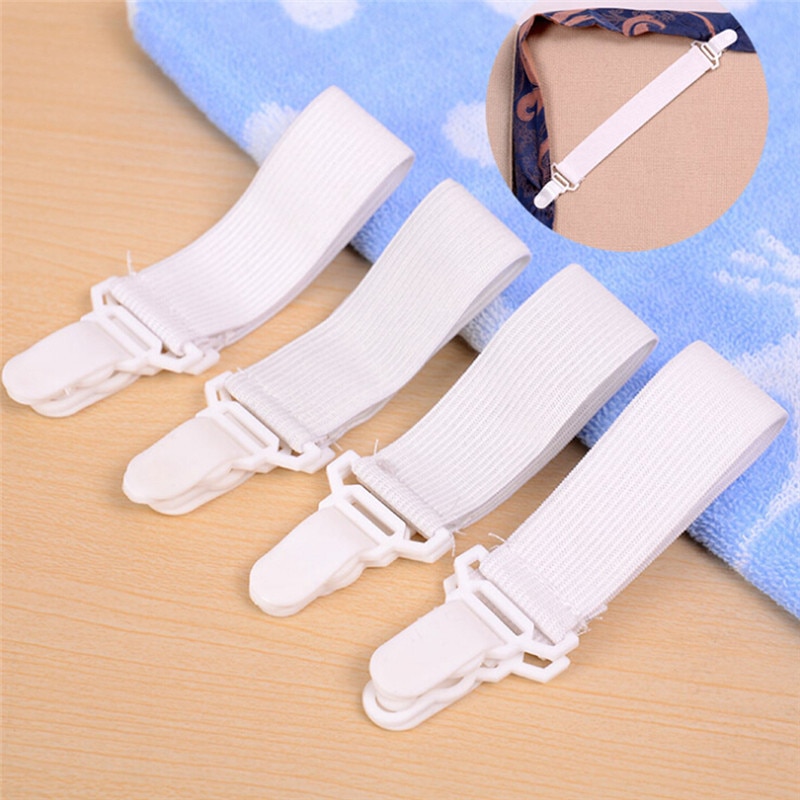 4 Stks/partij Laken Grijpers Antislip Deken Matras Cover Slaapbank Fasteners Elastische Clip Houders