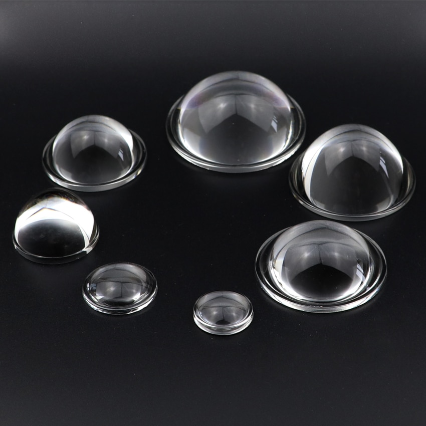 Plano convex Optical Glass Lens 15 18 22 28 30 34 35 40 52mm for Flashlight torch Auto lamp car light spotlight projection light