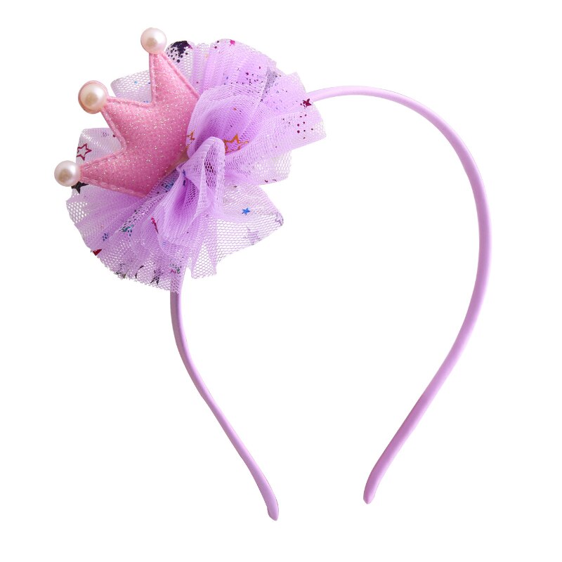 Diadema de flores con corona de niños, accesorios de bebé niña, 1 unidad